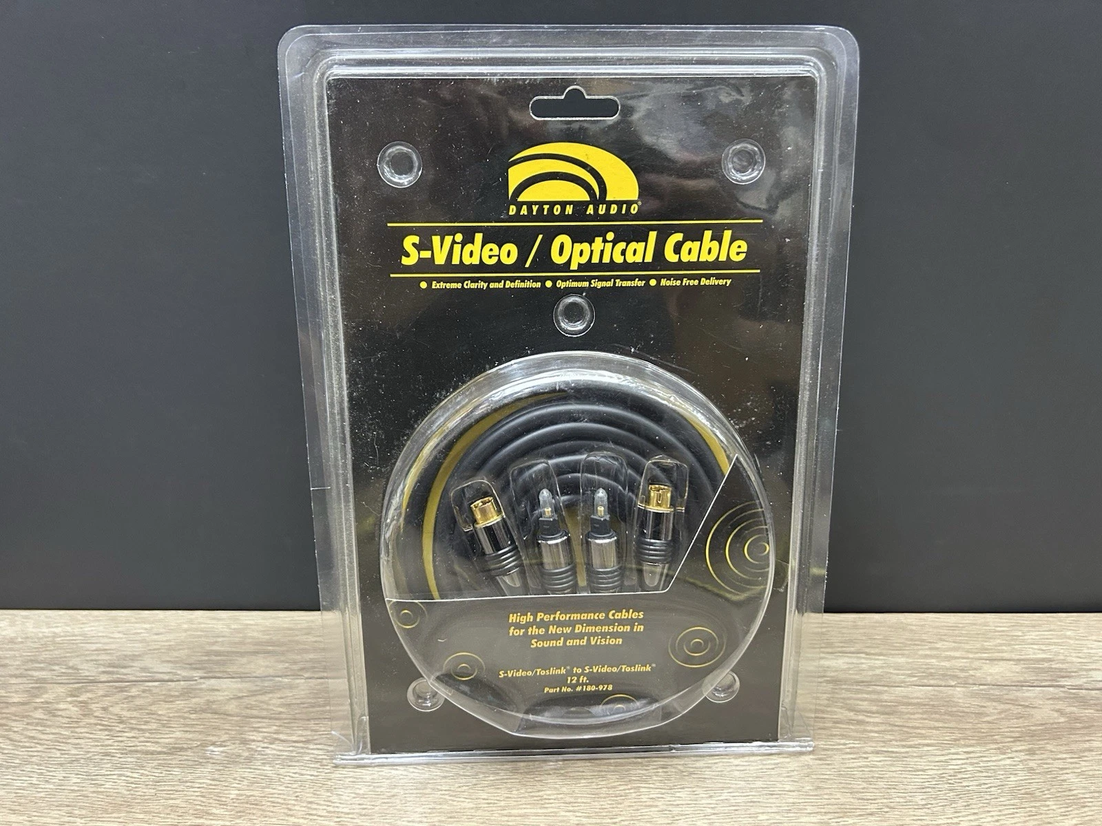 Dayton Audio S-Video/Optical Cable