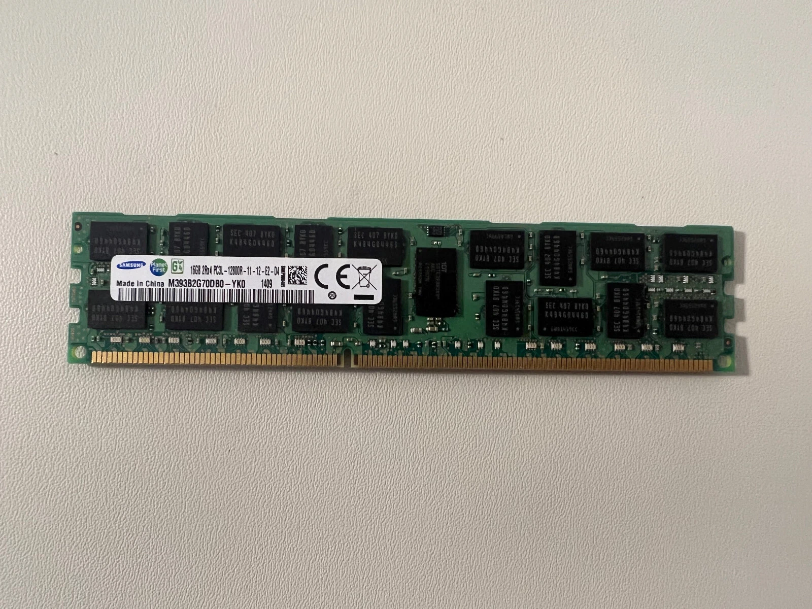 16 GB 2Rx4 PC3l 12800R-11-12-E2-D3