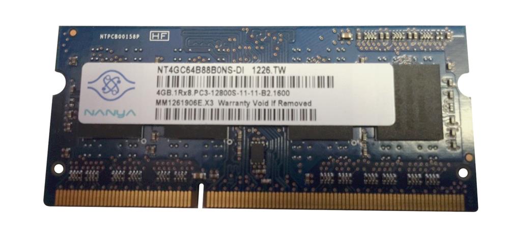Nanya 4GB 2Rx8 PC3-10600S Laptop RAM
