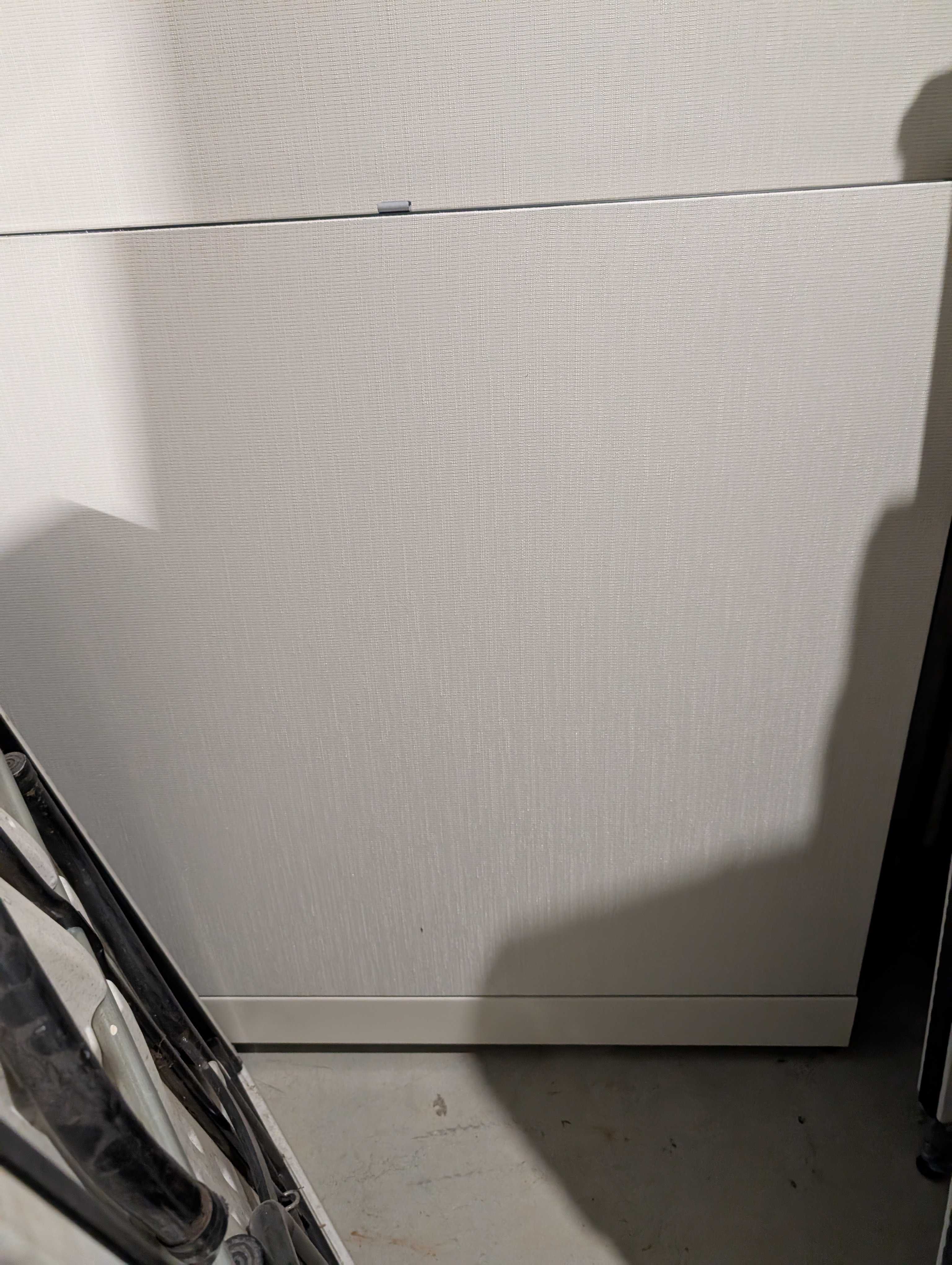 Allsteel Terrace Series White felt Cubicle wall 50in. X 4Ft. X 2.125