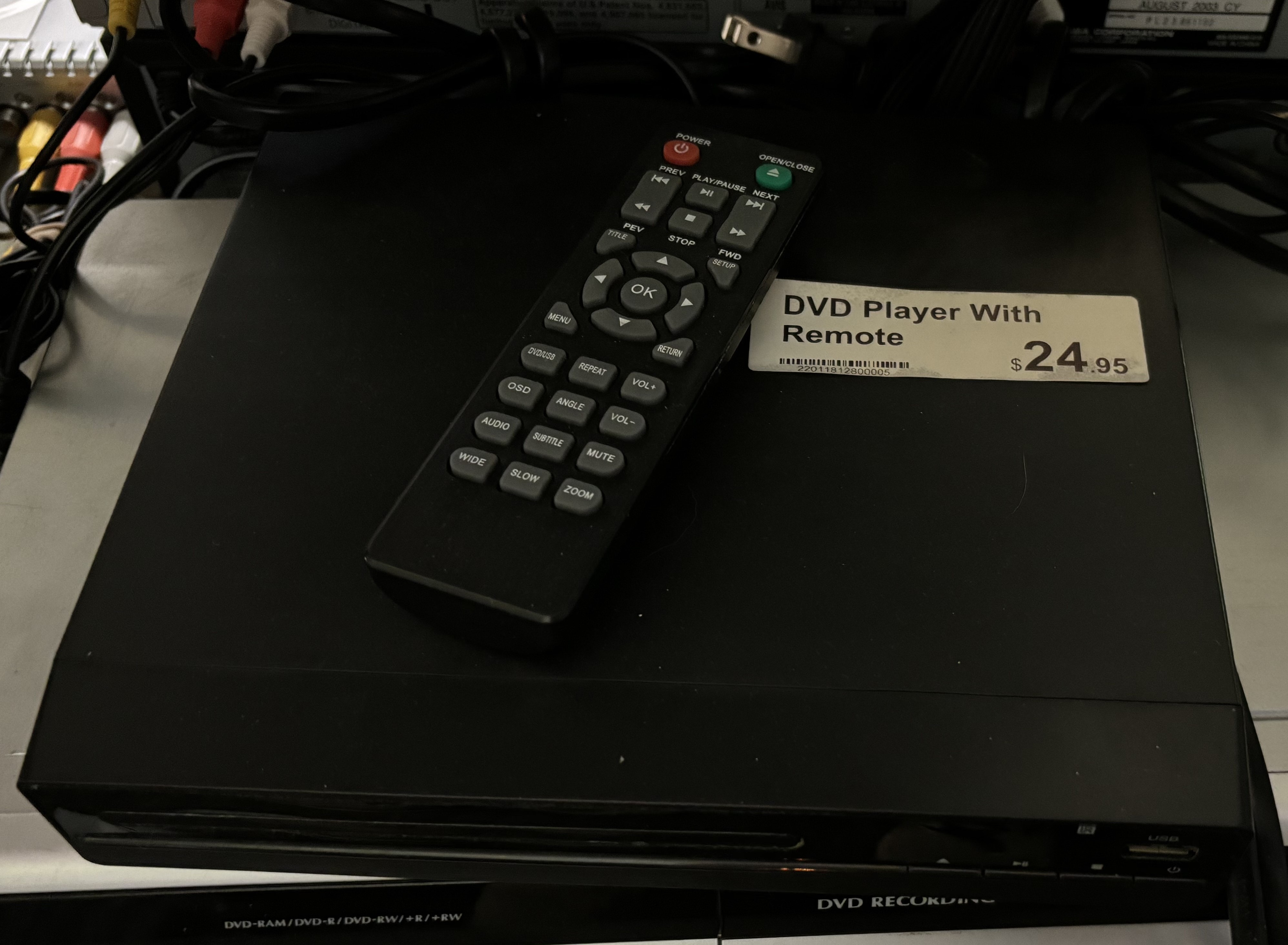 DVD Player With Remote
