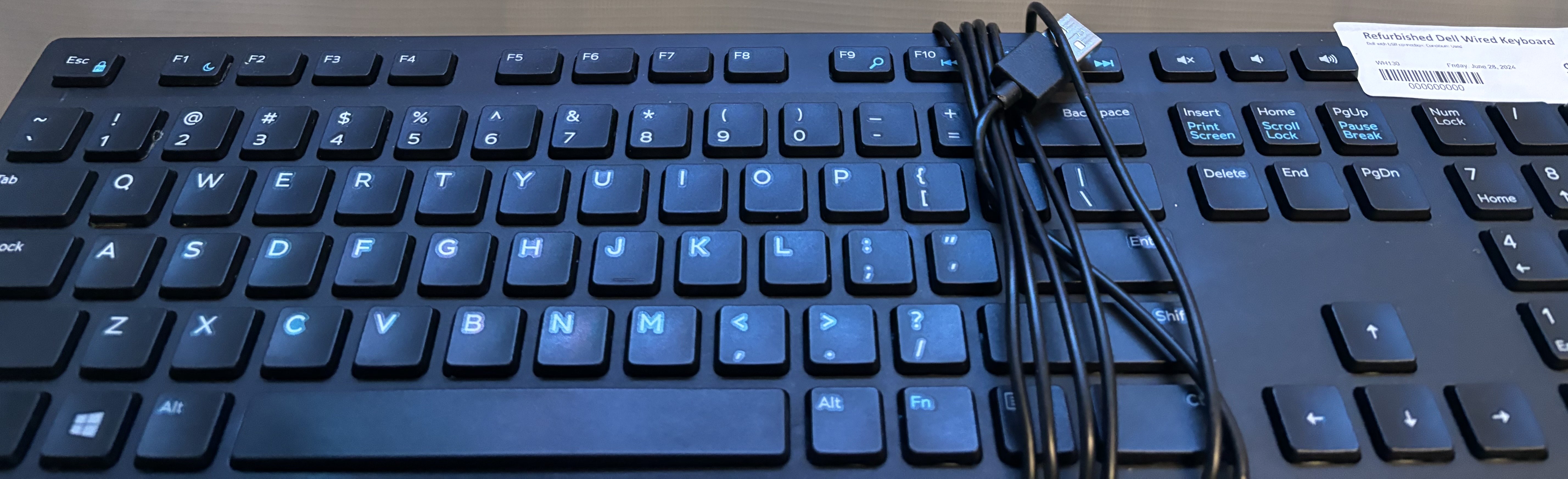Refurbished Dell Wired Keyboard