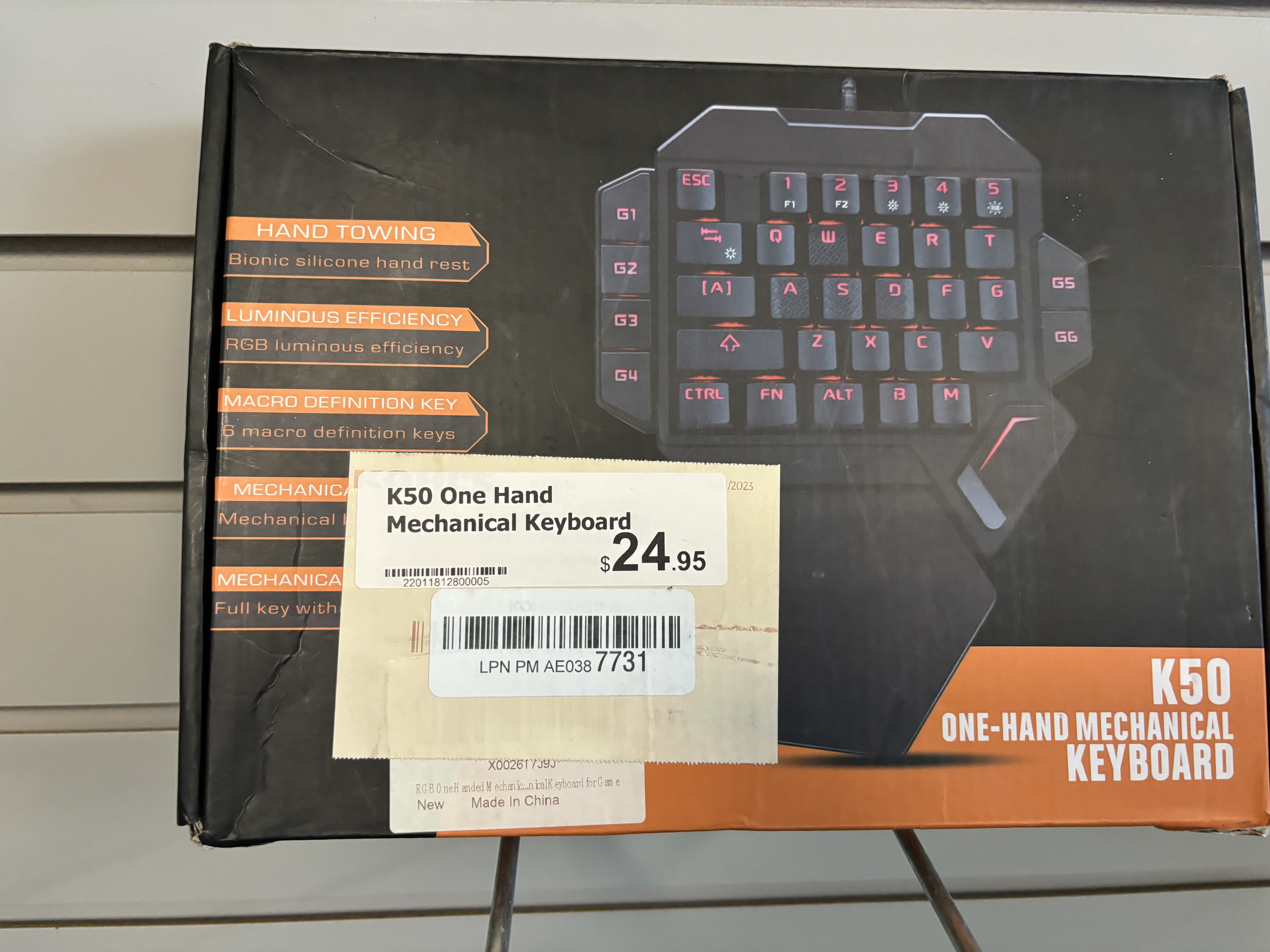 K50 One Hand Mechanical Keyboard