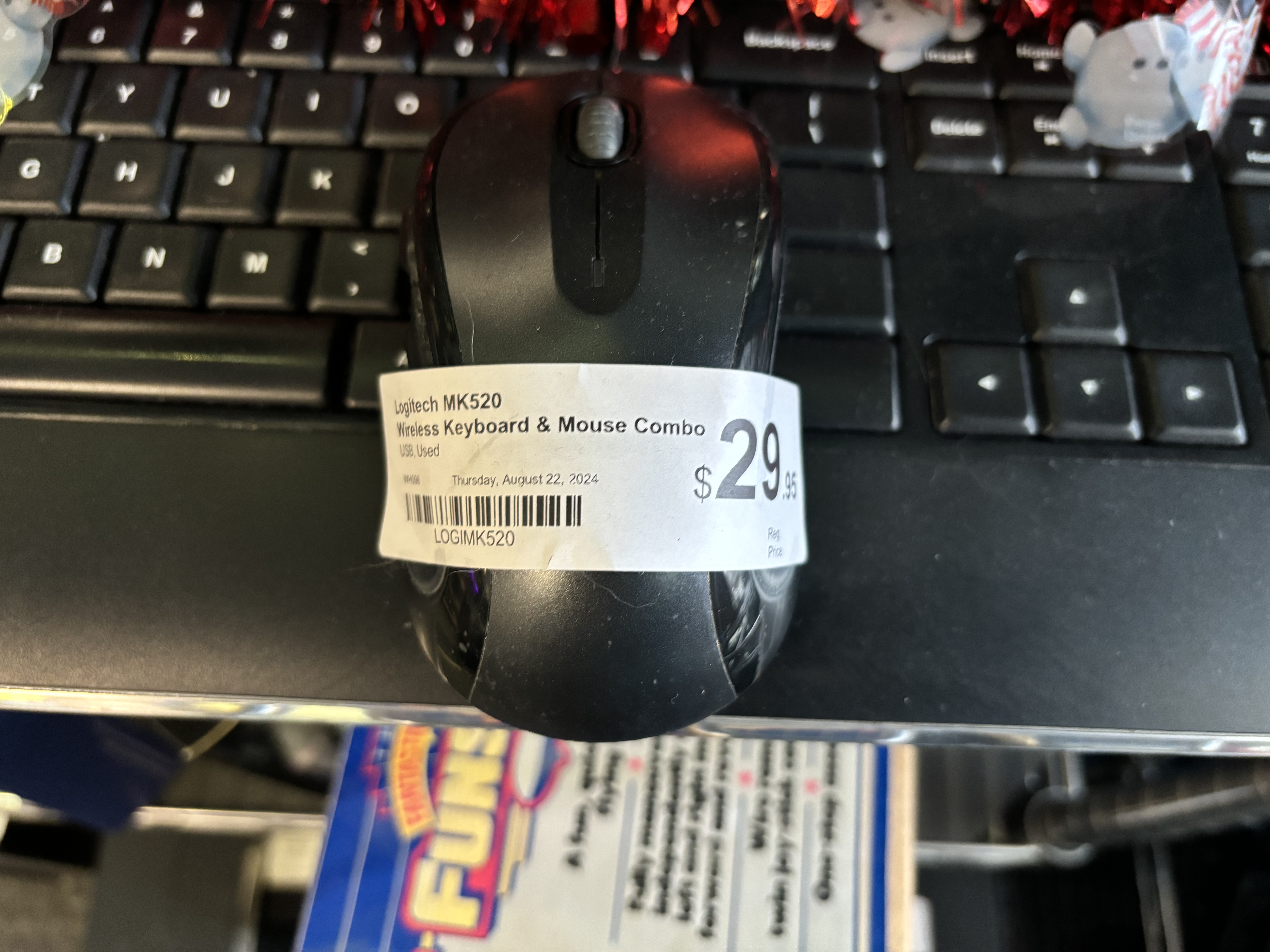 Logitech MK520 Wireless Keyboard 