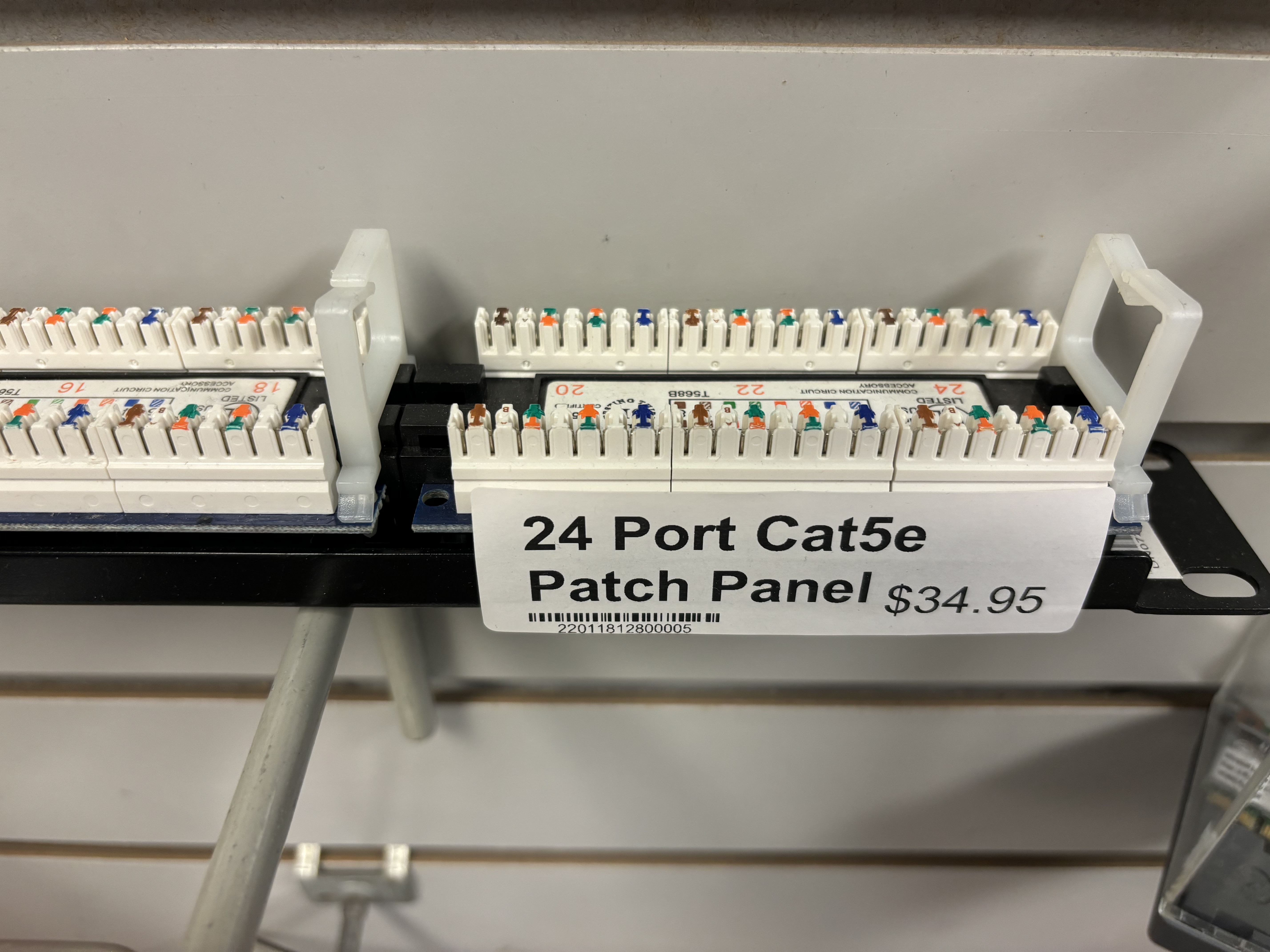 24 Port Cat5e Patch Panel