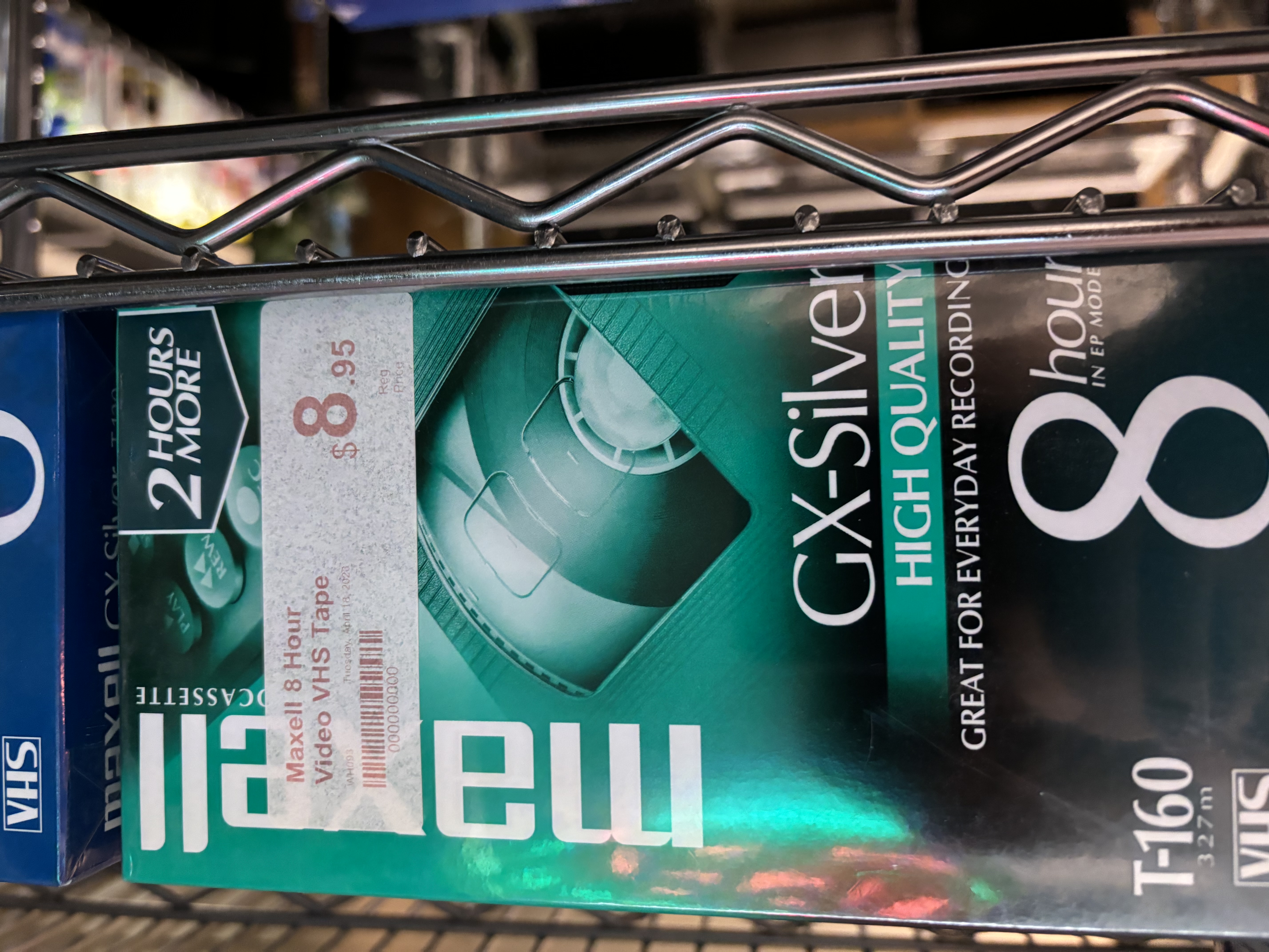 Maxell 8 Hour Video VHS Tape