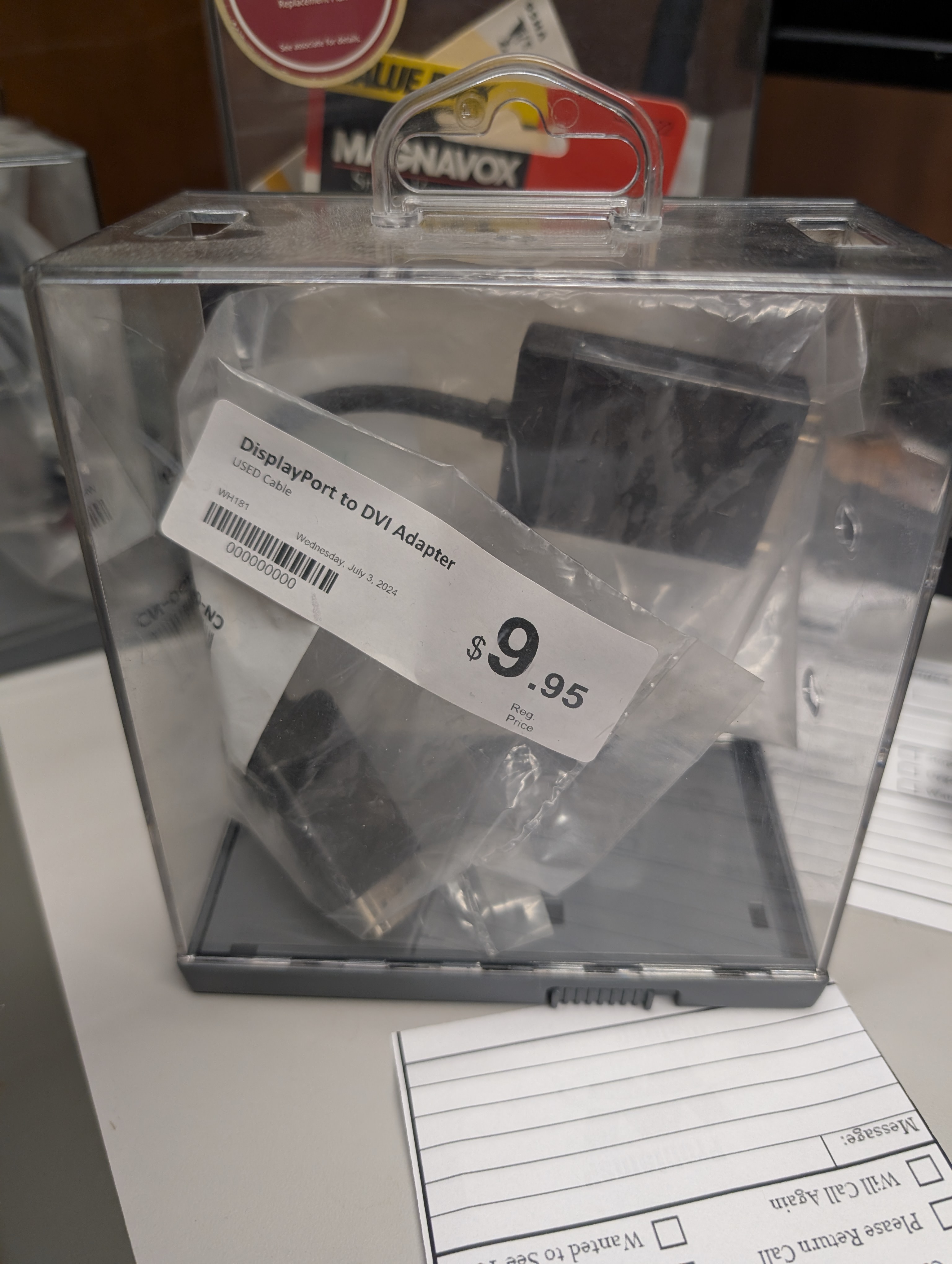 DisplayPort to DVI Adapter