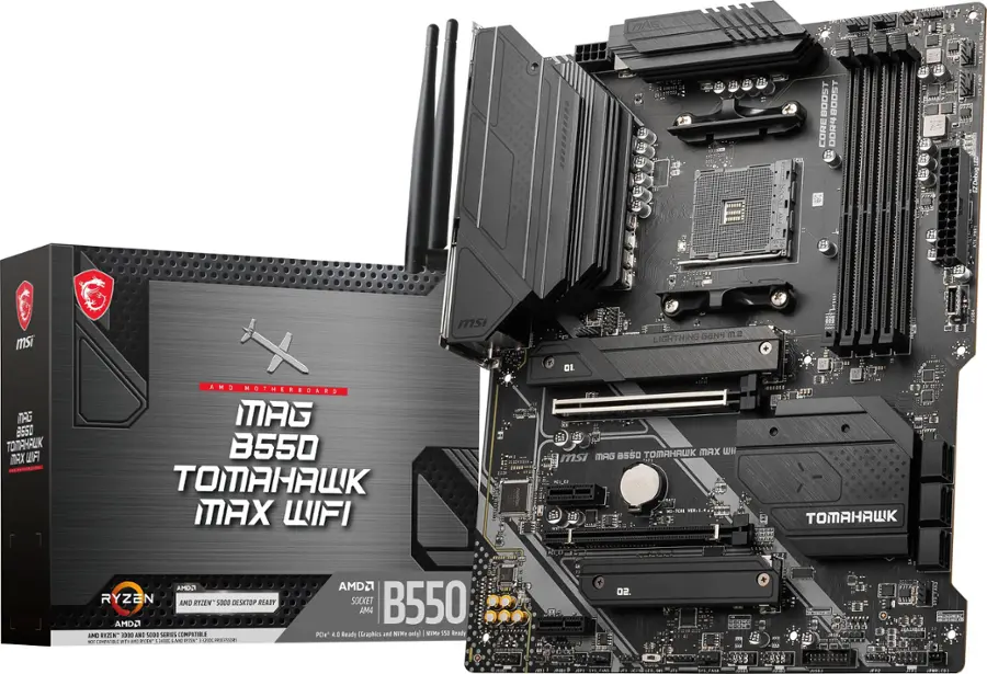AMD MAG B550 TOMAHAWK MAX WIFI MOTHERBOARD